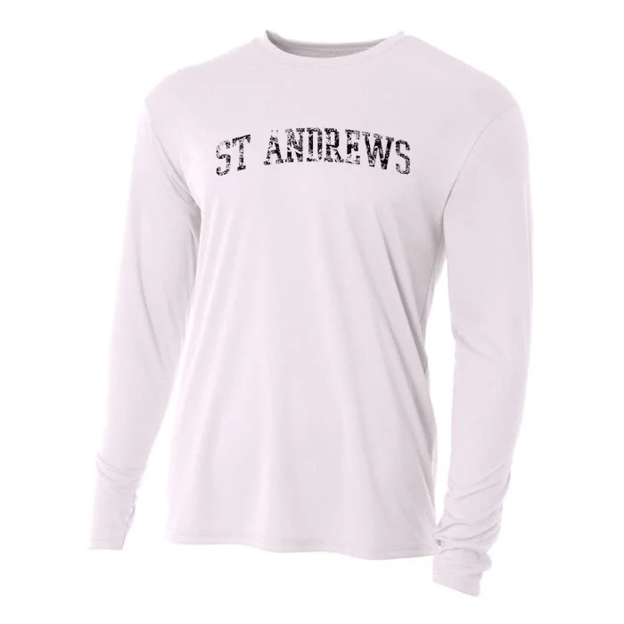 St Andrews Athletic Arch College University Alumni Cooling Performance Long Sleeve Crew