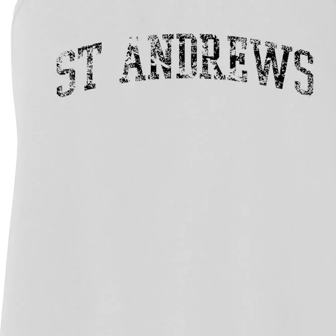 St Andrews Athletic Arch College University Alumni Women's Racerback Tank