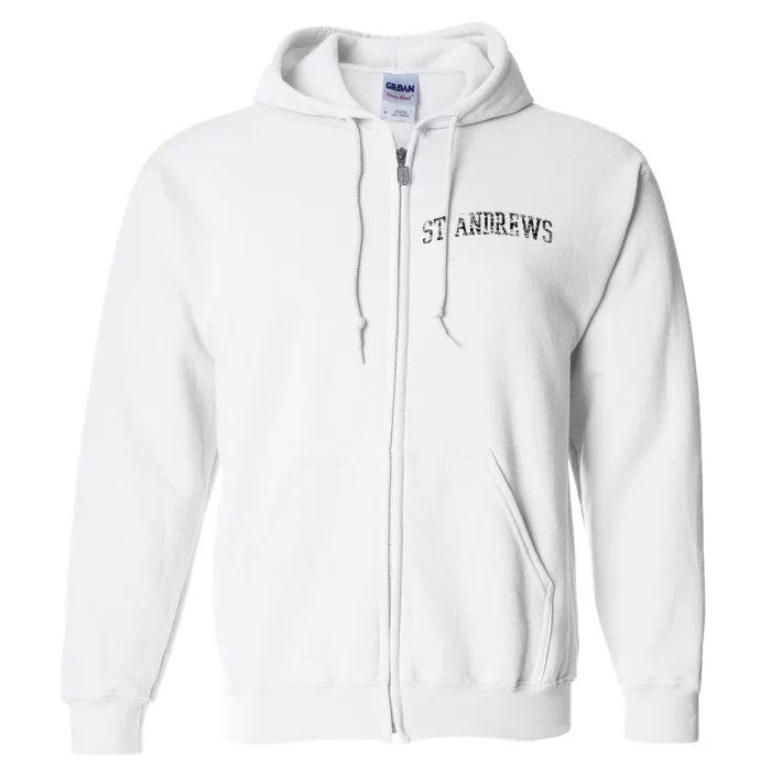 St Andrews Athletic Arch College University Alumni Full Zip Hoodie