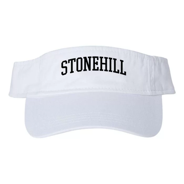 Stonehill Athletic Arch College University _ Alumni Valucap Bio-Washed Visor