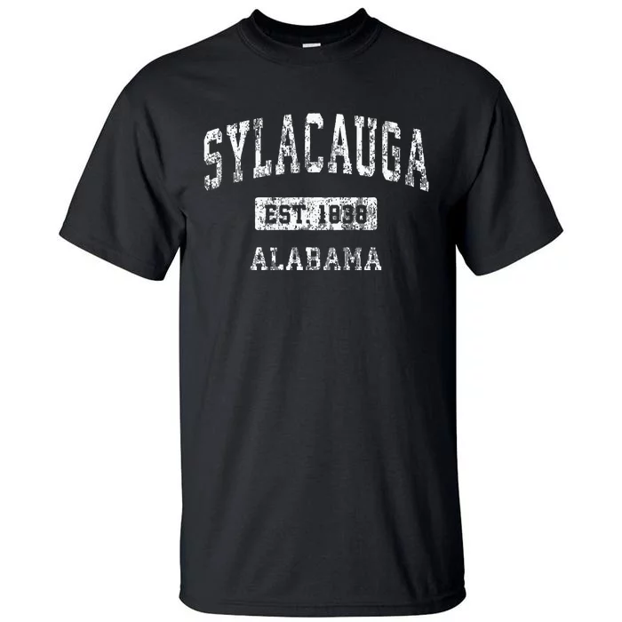 Sylacauga Alabama Al Vintage Sports Established Design Tall T-Shirt