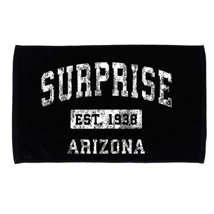 Surprise Arizona Az Vintage Established Microfiber Hand Towel