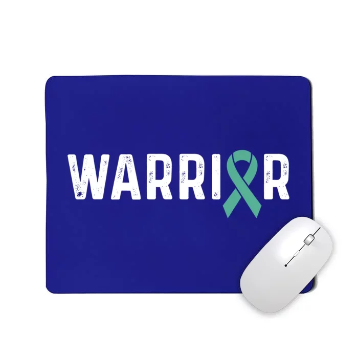 Sexual Assault Awareness Teal Ribbon Warrior Meaningful Gift Mousepad