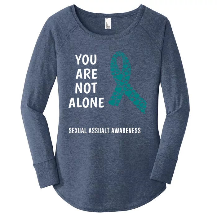 Sexual Assault Awareness Harasst Meaningful Gift Women's Perfect Tri Tunic Long Sleeve Shirt