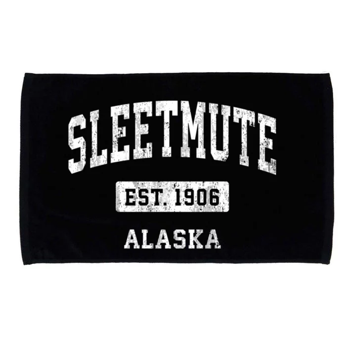 Sleetmute Alaska Ak Vintage Sports Microfiber Hand Towel