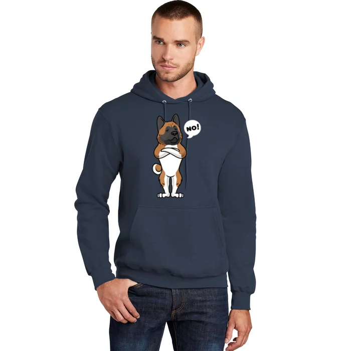 Stubborn American Akita Dog Hoodie