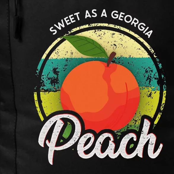 Sweet As A Georgia Peach Funny Ga Peach State Daily Commute Backpack