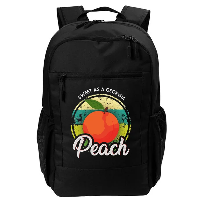 Sweet As A Georgia Peach Funny Ga Peach State Daily Commute Backpack