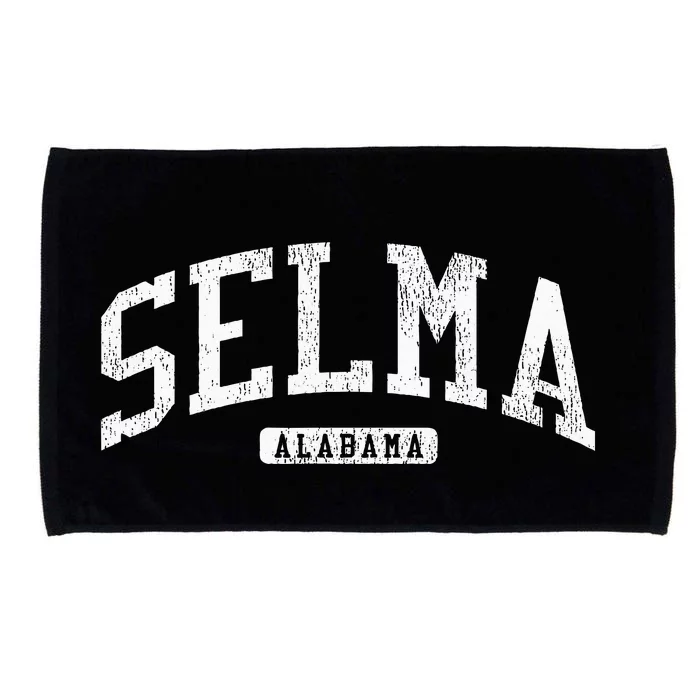 Selma Alabama Al Js03 College University Style Microfiber Hand Towel