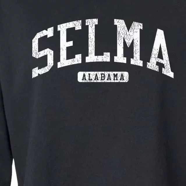 Selma Alabama Al Js03 College University Style Cropped Pullover Crew