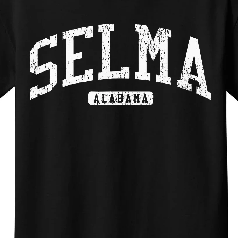 Selma Alabama Al Js03 College University Style Kids T-Shirt