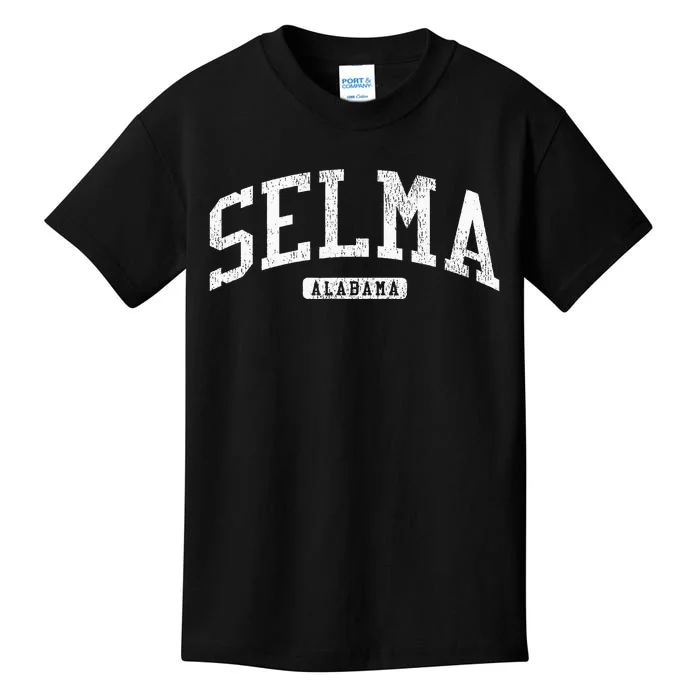 Selma Alabama Al Js03 College University Style Kids T-Shirt