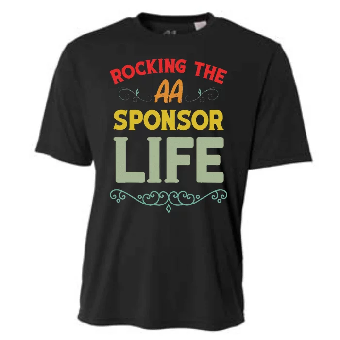 Sobriety Anniversary Aa Na Sponsorship Clean Aa Sponsor Cooling Performance Crew T-Shirt