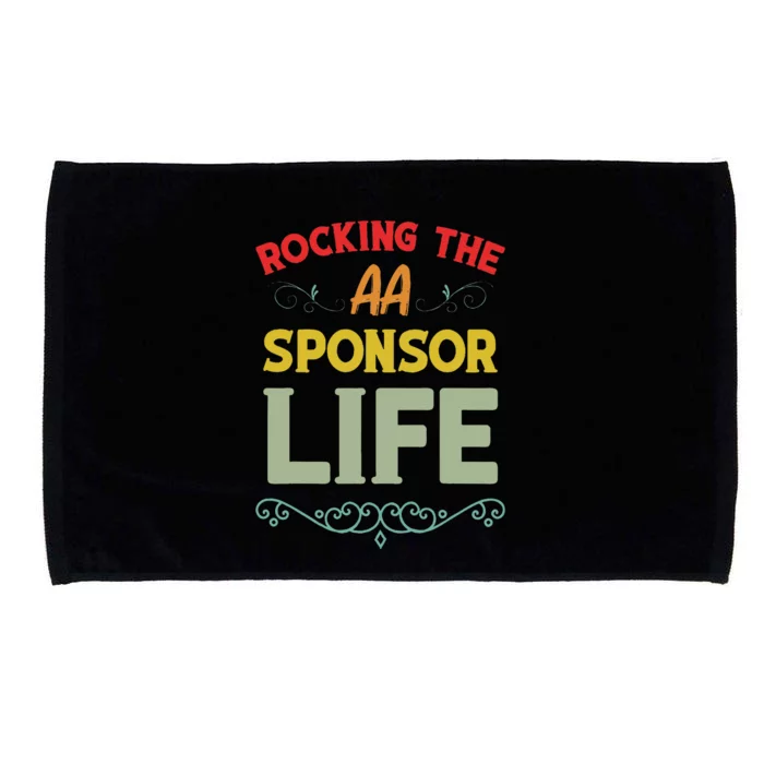 Sobriety Anniversary Aa Na Sponsorship Clean Aa Sponsor Microfiber Hand Towel