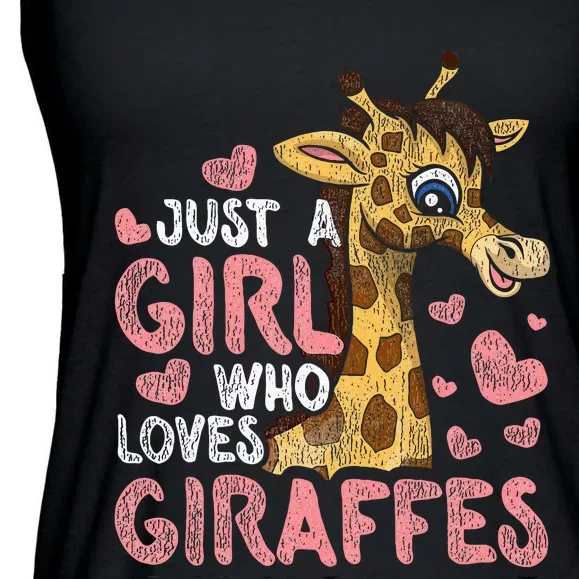 Safari Africa Animal Zoo Keeper Wo Gift Giraffe Ladies Essential Flowy Tank