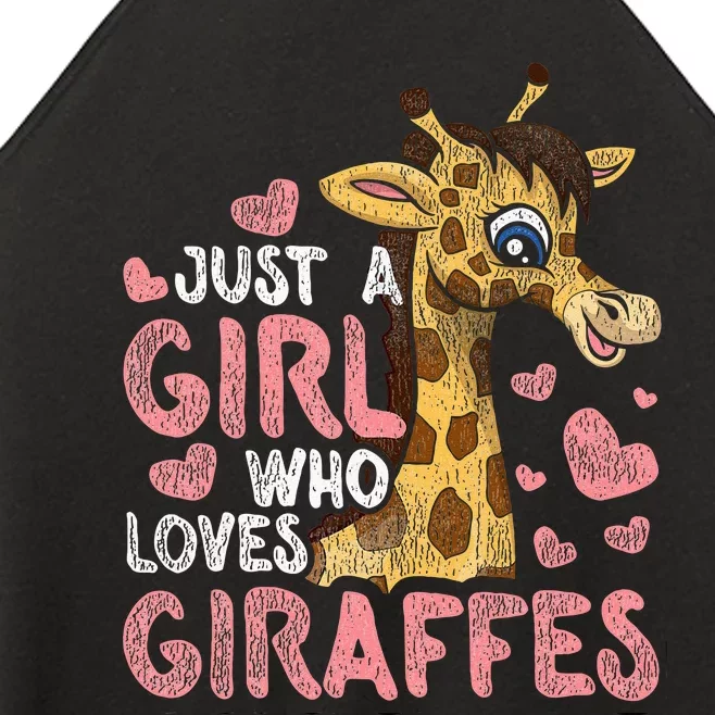 Safari Africa Animal Zoo Keeper Wo Gift Giraffe Women’s Perfect Tri Rocker Tank