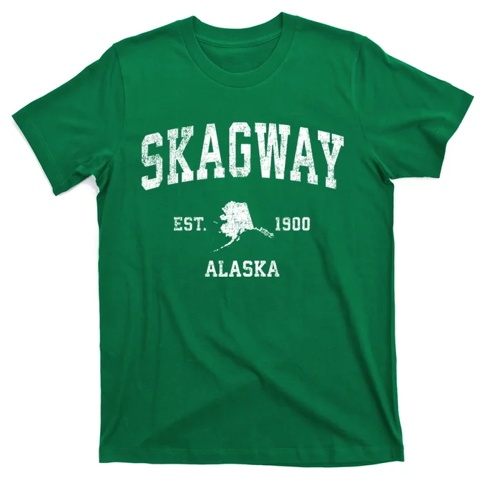 Skagway Alaska Ak Vintage Sports T-Shirt