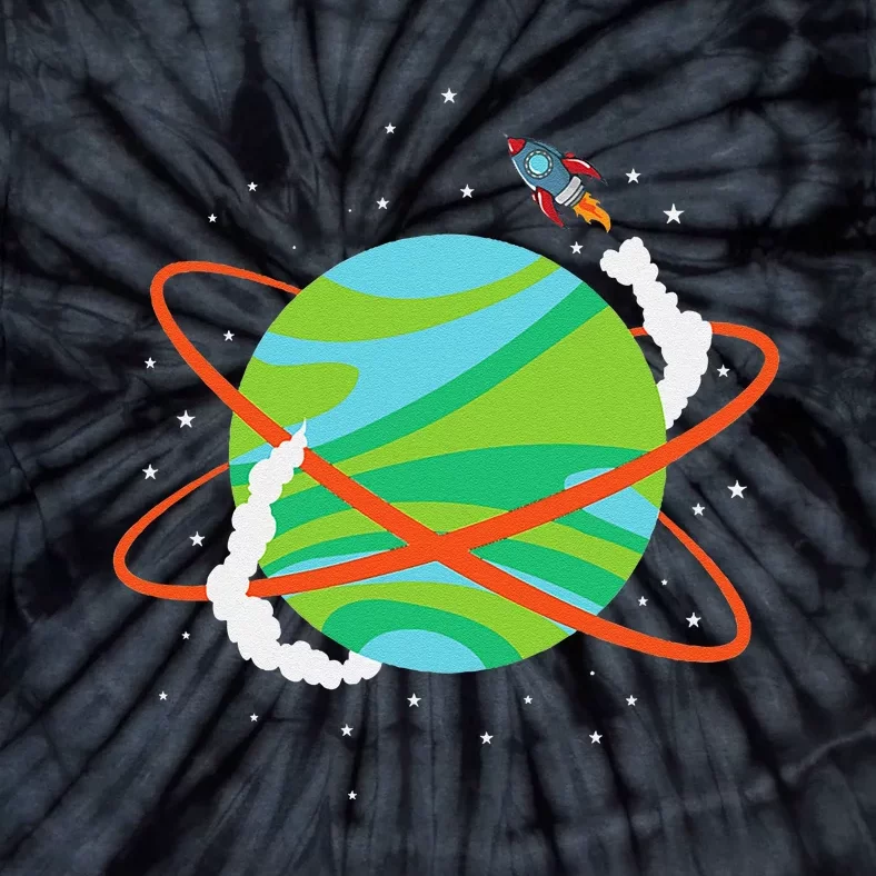 Spacecraft Approaching A Distant Exoplanet Tie-Dye T-Shirt