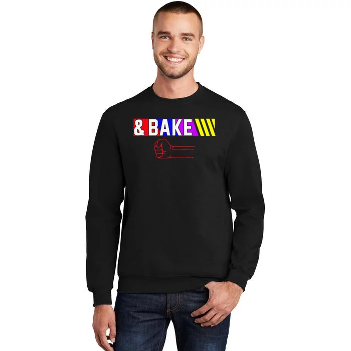 Shake And Bake Funny Family Matching Lover Dad Daughter Son Tall Sweatshirt