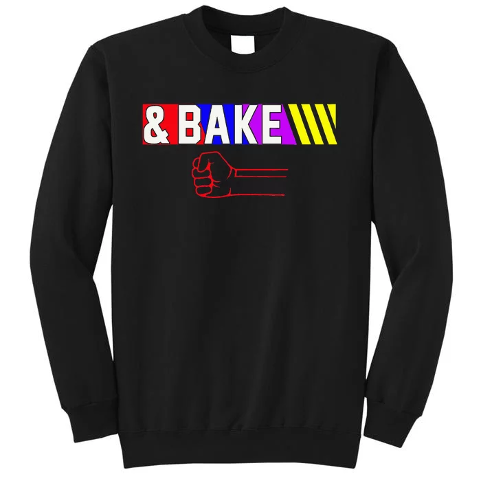 Shake And Bake Funny Family Matching Lover Dad Daughter Son Tall Sweatshirt