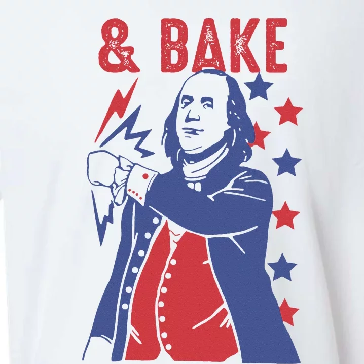 Shake And Bake Funny Couple Matching 4th of July Bake Sueded Cloud Jersey T-Shirt