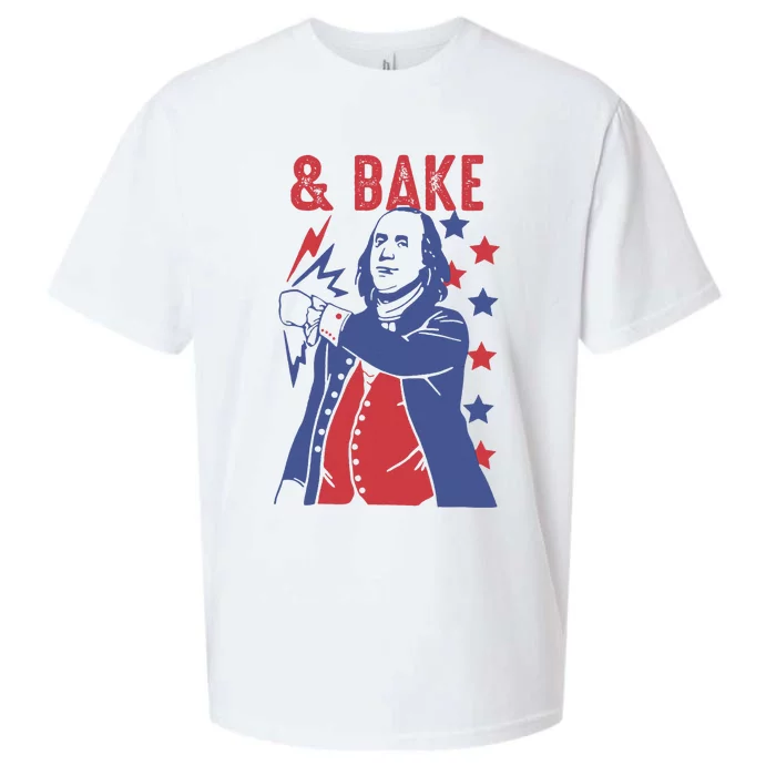 Shake And Bake Funny Couple Matching 4th of July Bake Sueded Cloud Jersey T-Shirt