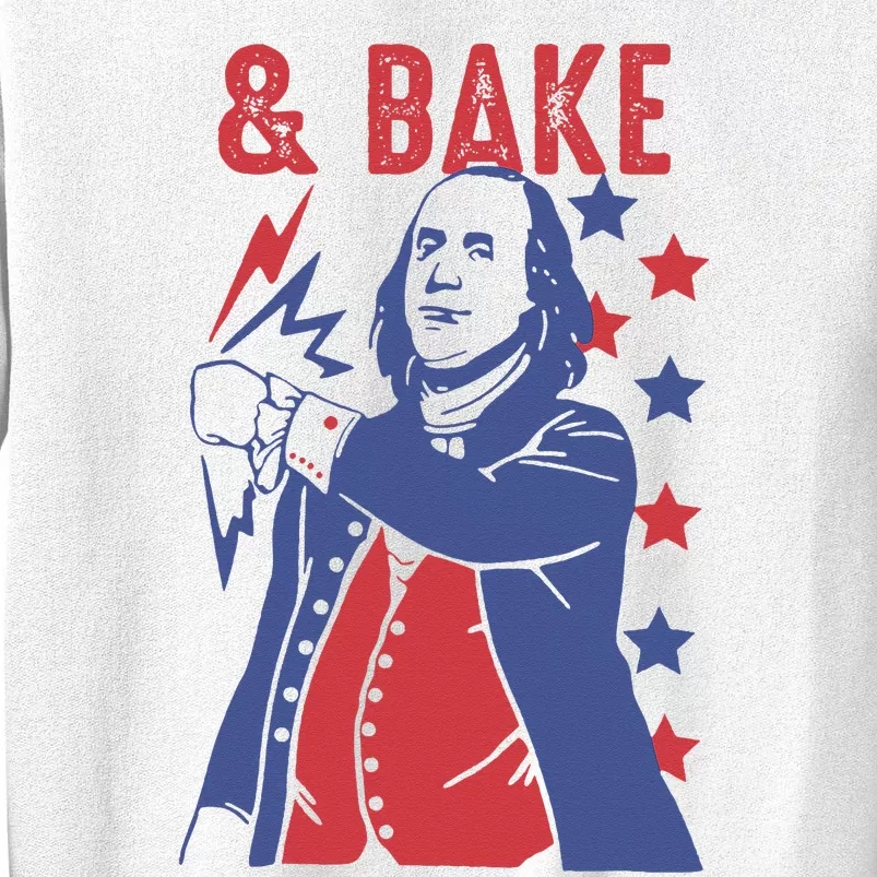 Shake And Bake Funny Couple Matching 4th of July Bake Sweatshirt