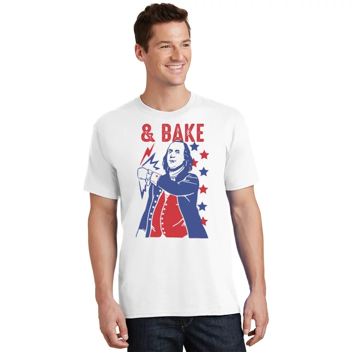 Shake And Bake Funny Couple Matching 4th of July Bake T-Shirt