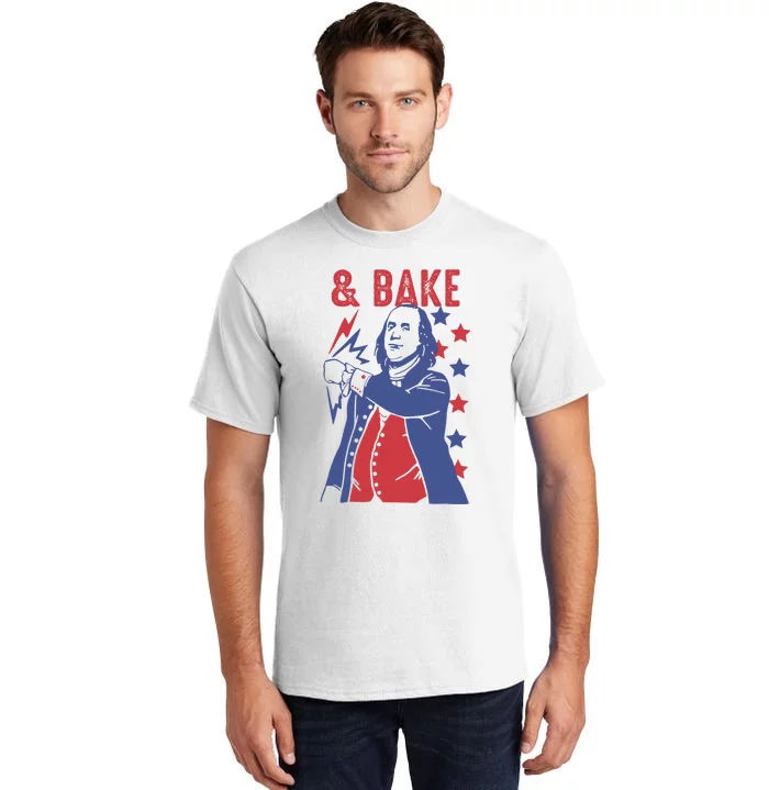 Shake And Bake Funny Couple Matching 4th of July Bake Tall T-Shirt