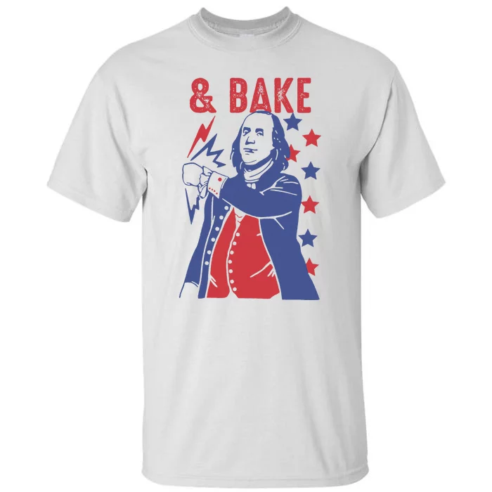 Shake And Bake Funny Couple Matching 4th of July Bake Tall T-Shirt