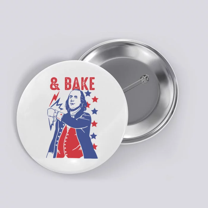 Shake And Bake Funny Couple Matching 4th of July Bake Button