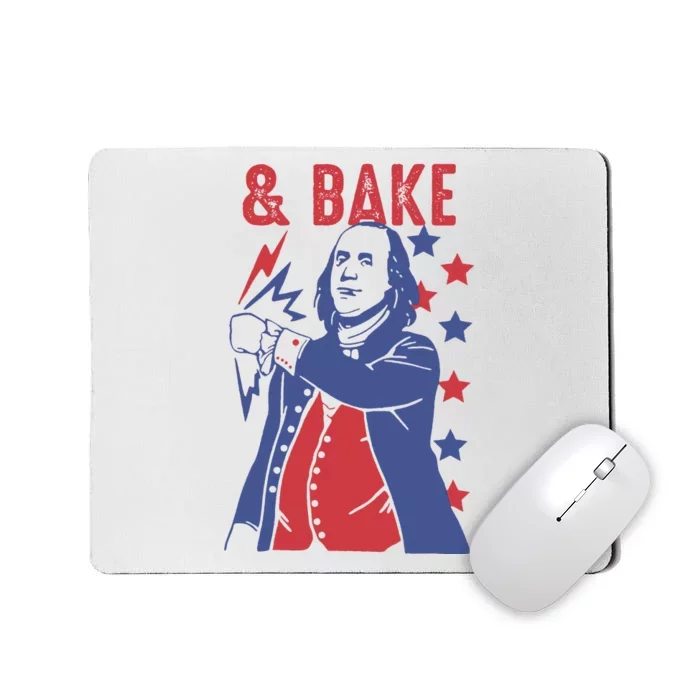 Shake And Bake Funny Couple Matching 4th of July Bake Mousepad