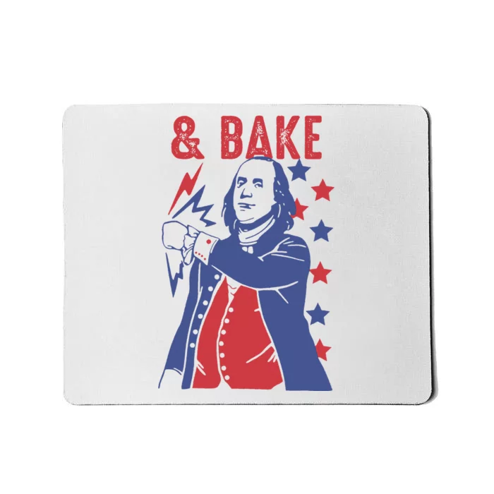 Shake And Bake Funny Couple Matching 4th of July Bake Mousepad