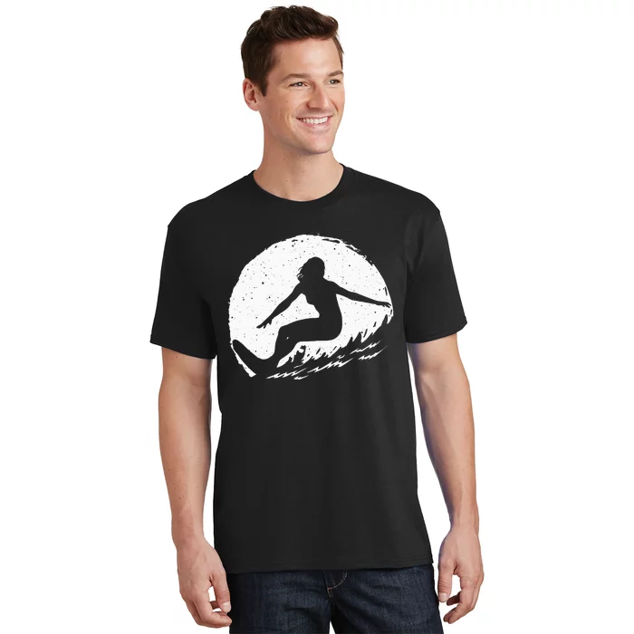 Surf Art Beach Surfer Hawaiian Wave Surfing T-Shirt