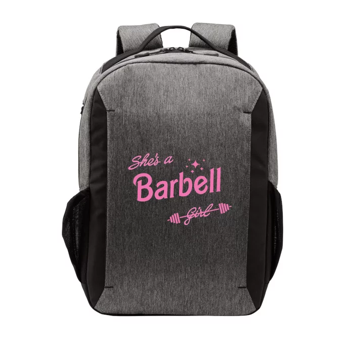 Shes A Barbell Vector Backpack