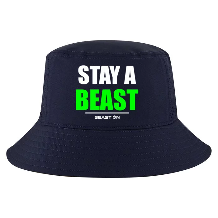 Stay A Beast Gym Fitness Workout Bodybuilding Gains Green Cool Gift Cool Comfort Performance Bucket Hat