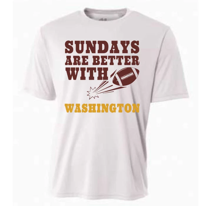 Sundays Are Better With Washington Commanders Cooling Performance Crew T-Shirt