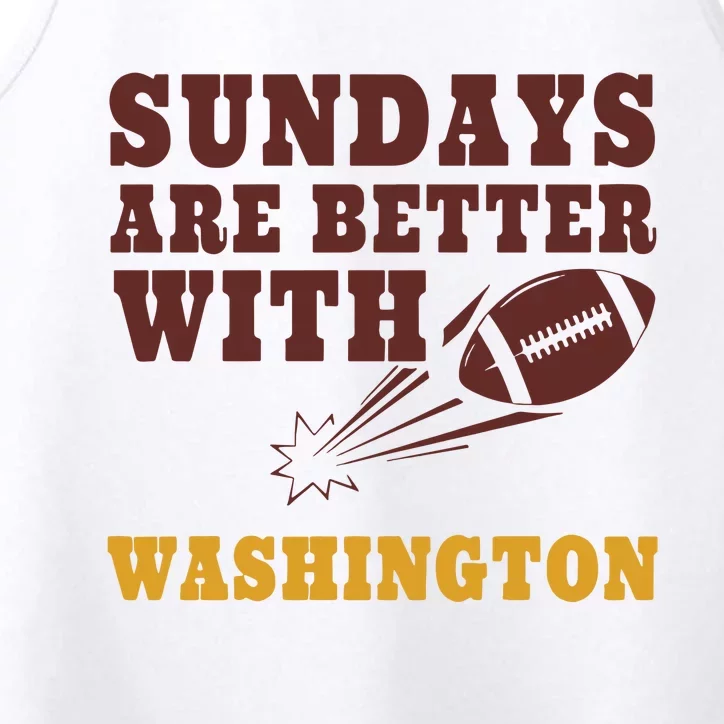 Sundays Are Better With Washington Commanders Performance Tank