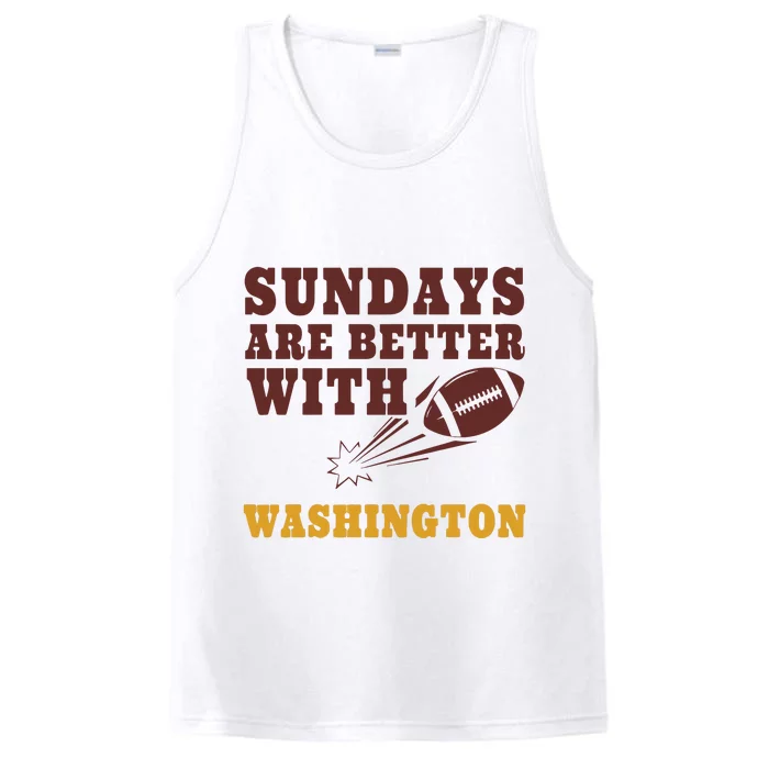 Sundays Are Better With Washington Commanders Performance Tank