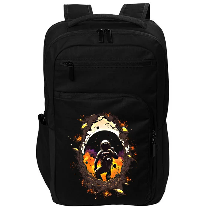 Space Astronaut Black Hole Astronomy Astronomer Gift Impact Tech Backpack