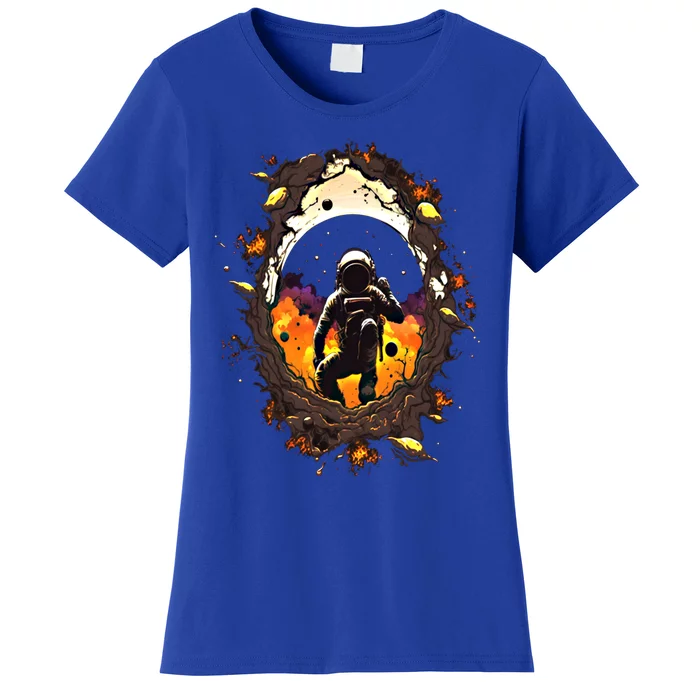 Space Astronaut Black Hole Astronomy Astronomer Gift Women's T-Shirt