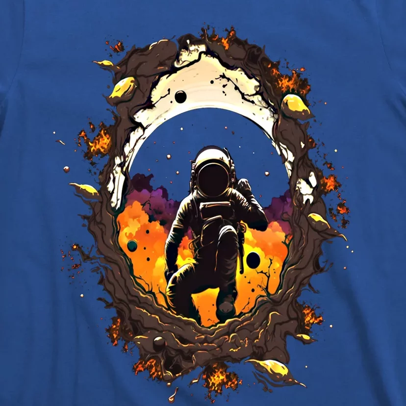 Space Astronaut Black Hole Astronomy Astronomer Funny Gift T-Shirt