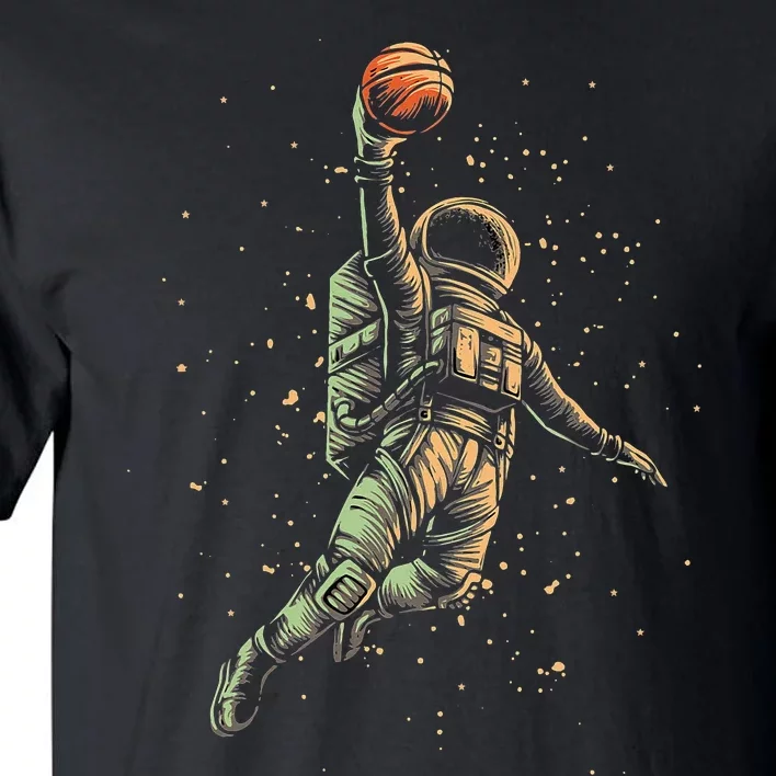 Space Astronaut Basketball Player Funny planet Tall T-Shirt