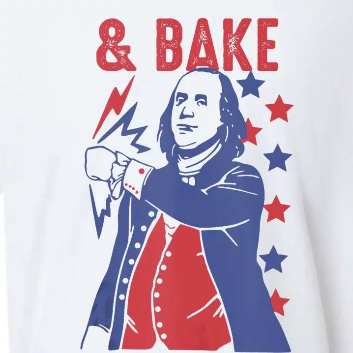 Shake And Bake Funny Couple Matching 4th Of July Bake Sueded Cloud Jersey T-Shirt