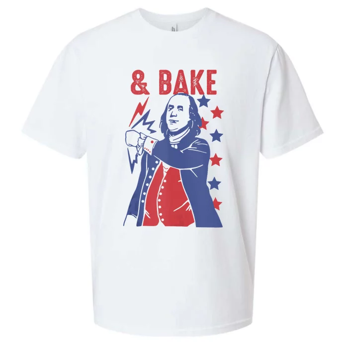 Shake And Bake Funny Couple Matching 4th Of July Bake Sueded Cloud Jersey T-Shirt