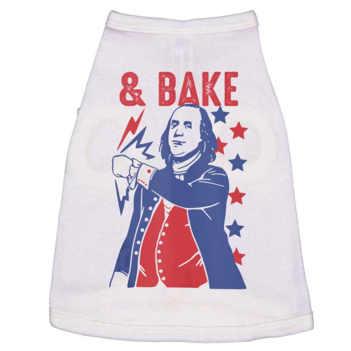 Shake And Bake Funny Couple Matching 4th Of July Bake Doggie Tank