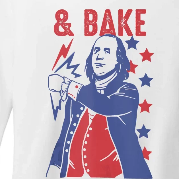 Shake And Bake Funny Couple Matching 4th Of July Bake Womens CVC Long Sleeve Shirt