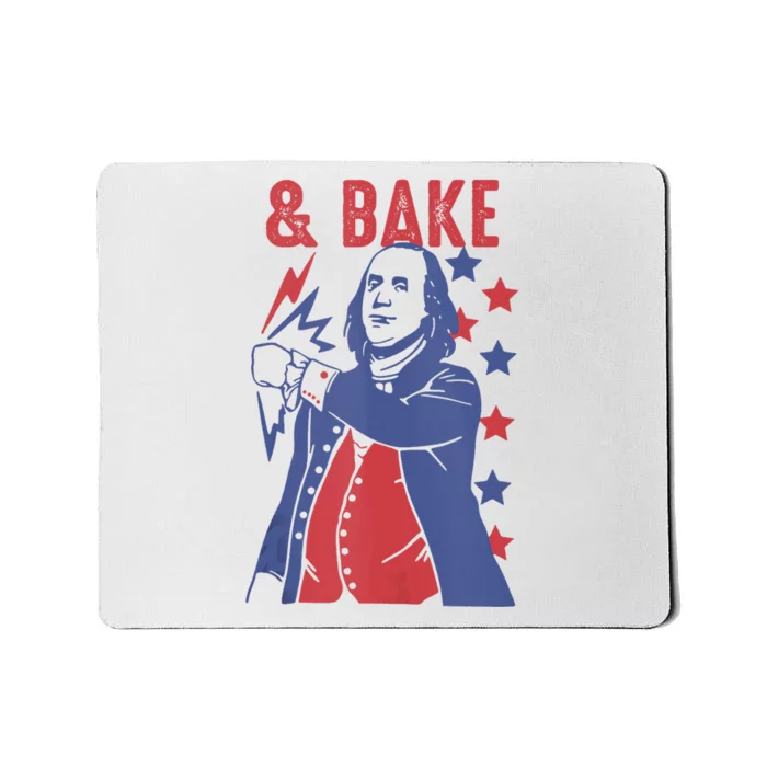 Shake And Bake Funny Couple Matching 4th Of July Bake Mousepad