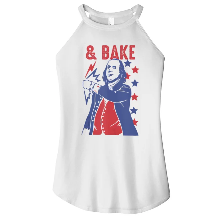 Shake And Bake Funny Couple Matching 4th Of July Bake Women’s Perfect Tri Rocker Tank