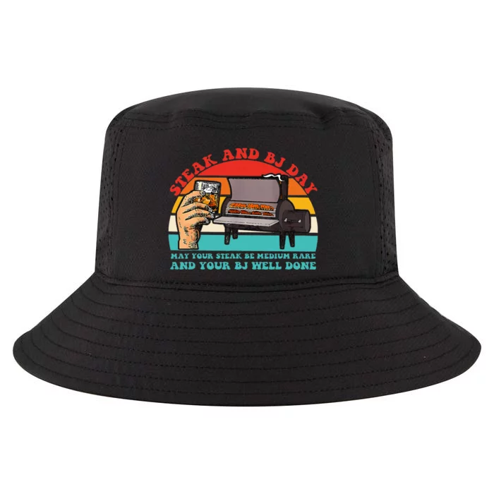 Steak And Bj Day Cool Comfort Performance Bucket Hat